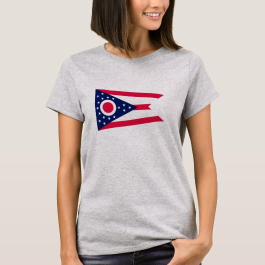 Entwurf des Staatsflagges Ohio T-Shirt (Vorderseite)