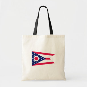 Entwurf des Staatsflagges Ohio Tragetasche