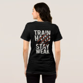 Entwurf des T - Shirt für harte oder Bleibe Fitnes (Rückseite voll)