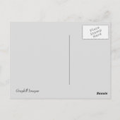 Entwurf des Teams bei der Arbeit Postkarte (Rückseite)