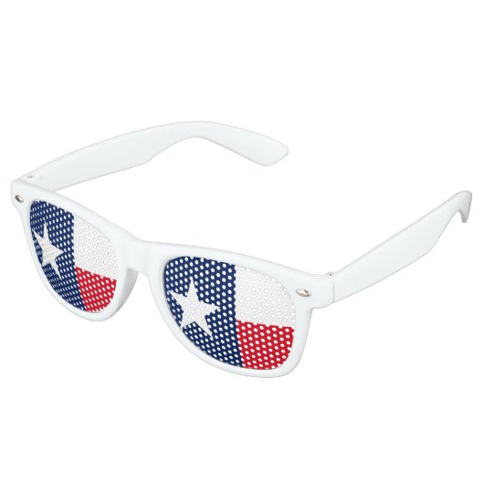 Entwurf des TEXAS-Flag - Sonnenbrille (Schrägansicht)