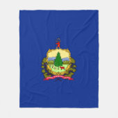 Entwurf des Vermont-Zustands Fleecedecke (Vorderseite)