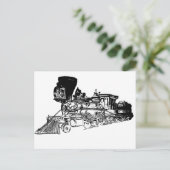 Entwurf des Zuges Zeichnend Postkarte (Stehend Vorderseite)