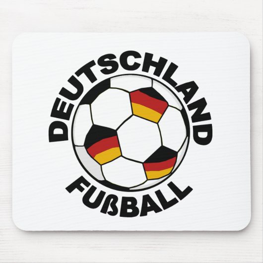Entwurf Deutschland Fußball Mousepad (Vorne)
