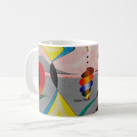 Entwurf durch Viktor Tilson Kaffeetasse (Vorderseite Links)
