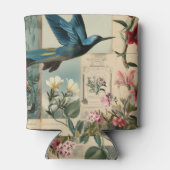 Entwurf einer botanischen Collage Dosenkühler (Rückseite)