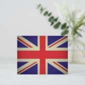 Entwurf einer britischen Flagge Postkarte (Stehend Vorderseite)