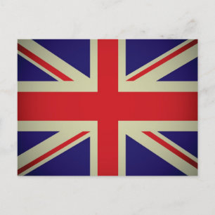 Entwurf einer britischen Flagge Postkarte