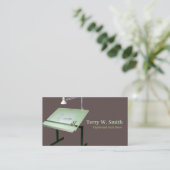 Entwurf einer Business-Karte Visitenkarte (Stehend Vorderseite)