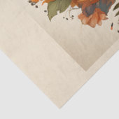 Entwurf einer floralen Highland Cow-Serie 4 Seidenpapier (Ausschnitt)