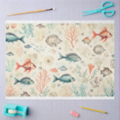 Entwurf einer Meeresreihe 5 Seidenpapier (Basteln)