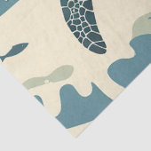 Entwurf einer Meeresschildkröte 3 Seidenpapier (Ausschnitt)