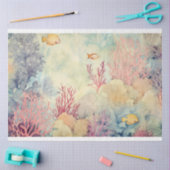 Entwurf einer Seebranche 1 Seidenpapier (Basteln)