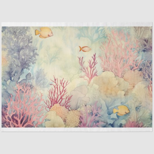 Entwurf einer Seebranche 1 Seidenpapier (Vorderseite)