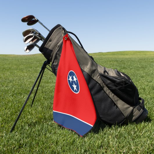 Entwurf einer Tennessee-Staatsflagge Golfhandtuch (Gras)
