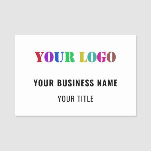 Entwurf einer Vorlage für die Namensschilder Ihres Namensschild (Vorderseite)