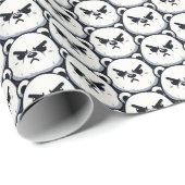 Entwurf eines angroven Polar-Bären Geschenkpapier (Rolleneckpunkt)