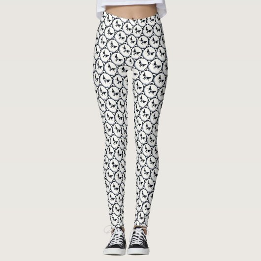 Entwurf eines angroven Polar-Bären Leggings (Vorderseite)