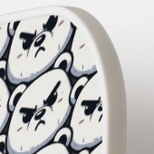 Entwurf eines angroven Polar-Bären Pickleball Schläger (Linke Seite)