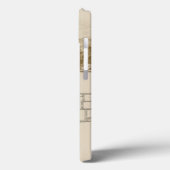 Entwurf eines Anwesens mit Innenplänen Case-Mate iPhone Hülle (Rückseite / Links)