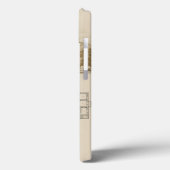 Entwurf eines Anwesens mit Innenplänen Case-Mate iPhone Hülle (Rückseite / Links)