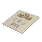 Entwurf eines Anwesens mit Innenplänen Fliese (Seite)