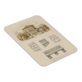 Entwurf eines Anwesens mit Innenplänen Magnet (Rechte Seite)