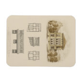 Entwurf eines Anwesens mit Innenplänen Magnet (Horizontal)