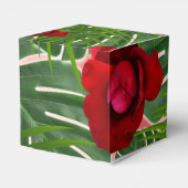 Entwurf eines Blumenpapierkastens Geschenkschachtel (Rückseite)