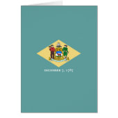 Entwurf eines Delaware-Staatsflagges (Vorne)