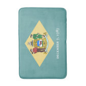 Entwurf eines Delaware-Staatsflagges Badematte (Vorderseite Vertikal)