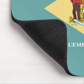 Entwurf eines Delaware-Staatsflagges Mousepad (Ecke)