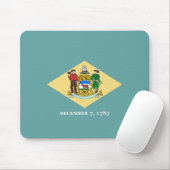 Entwurf eines Delaware-Staatsflagges Mousepad (Mit Mouse)