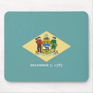 Entwurf eines Delaware-Staatsflagges Mousepad