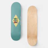 Entwurf eines Delaware-Staatsflagges Skateboard (Vorderseite)