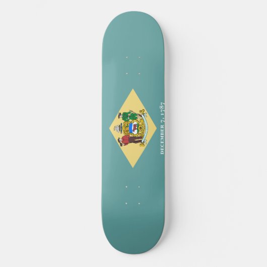 Entwurf eines Delaware-Staatsflagges Skateboard (Vorderseite)