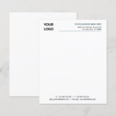 Entwurf eines eigenen Geschäftsbriefs (Vorne/Hinten)