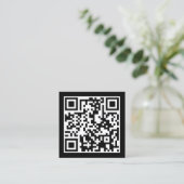 Entwurf eines eigenen QR-Codes Quadratische Visitenkarte (Stehend Vorderseite)