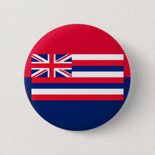 Entwurf eines Flaggenstaates in Hawaii Button