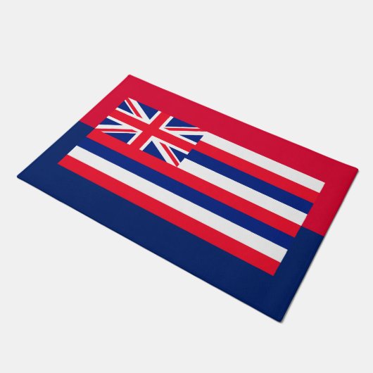 Entwurf eines Flaggenstaates in Hawaii Fußmatte (Schrägansicht)