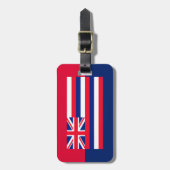 Entwurf eines Flaggenstaates in Hawaii Gepäckanhänger (Vorderseite vertikal)