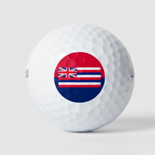 Entwurf eines Flaggenstaates in Hawaii Golfball (Vorderseite)