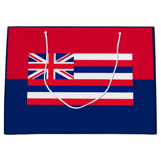 Entwurf eines Flaggenstaates in Hawaii Große Geschenktüte (Vorderseite)