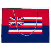 Entwurf eines Flaggenstaates in Hawaii Große Geschenktüte (Rückseite)