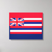 Entwurf eines Flaggenstaates in Hawaii Leinwanddruck (Vorderseite)