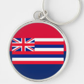 Entwurf eines Flaggenstaates in Hawaii Schlüsselanhänger (Vorne)