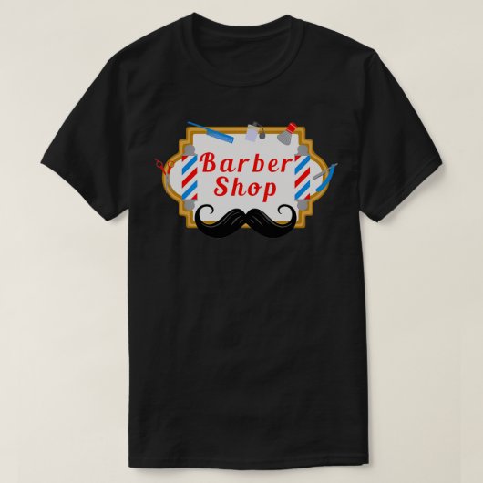 Entwurf eines Friseursalons 2 T-Shirt (Design vorne)