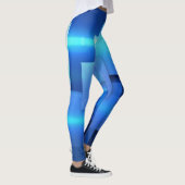 Entwurf eines geometrischen Mosaikquadrats Leggings (Rechts)