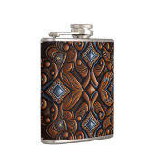 Entwurf eines geschliffenen Leders Flachmann (Rechts)