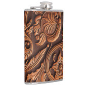 Entwurf eines geschliffenen Leders Flachmann (Rechts)